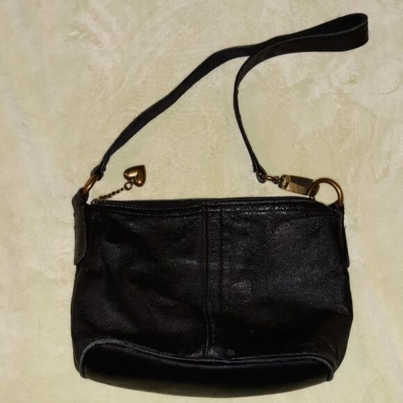 St. John's‎ Bay Small Black Genuine Leather Purse - Picture 1 of 8